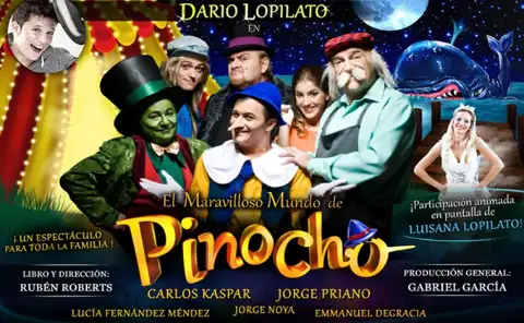 Dario Lopilato presenta El Maravilloso Mundo de Pinocho — actor/actriz de teatro para eventos