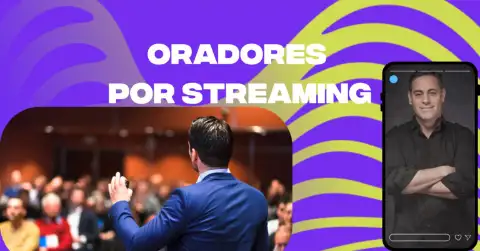 Oradores por Streaming — orador para eventos